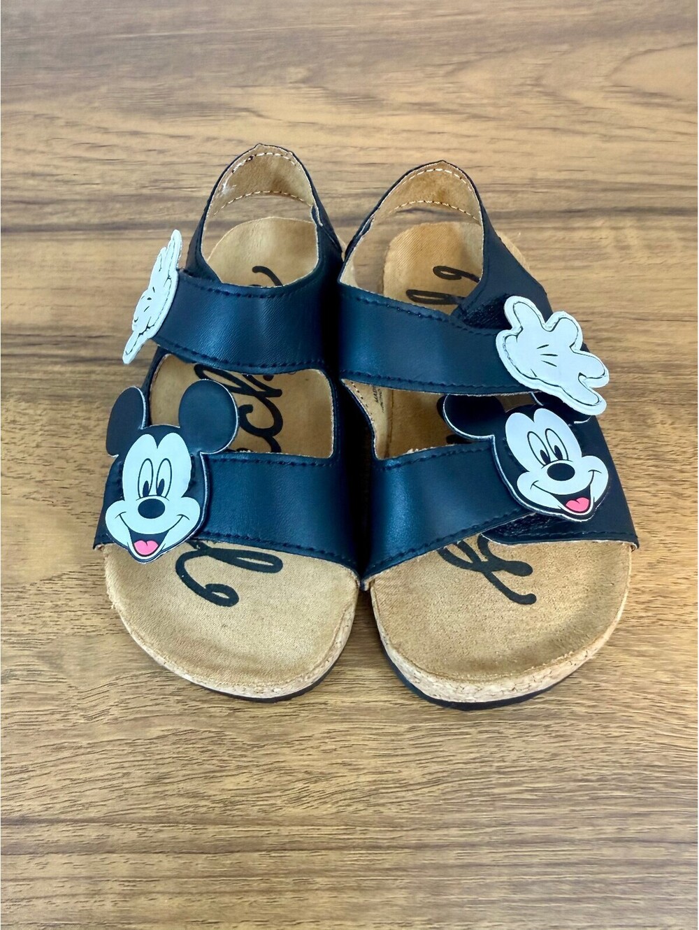 Disney Mickey Mouse H&M Toddler Sandals Black Size 4-5 EU 20/21
